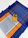 MG 400 Daily Wear Plain Linen Printed Sarees Wholesale Shop In Surat